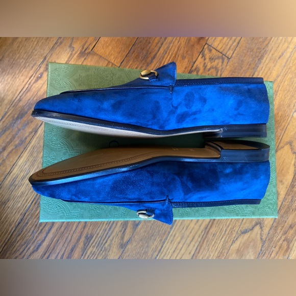 Gucci Women's Gucci Jordaan Suede Loafer - Picture 5 of 15